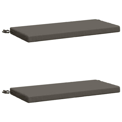 2-delige Bankkussens SOEST 2 st 100% Polyester Grijs