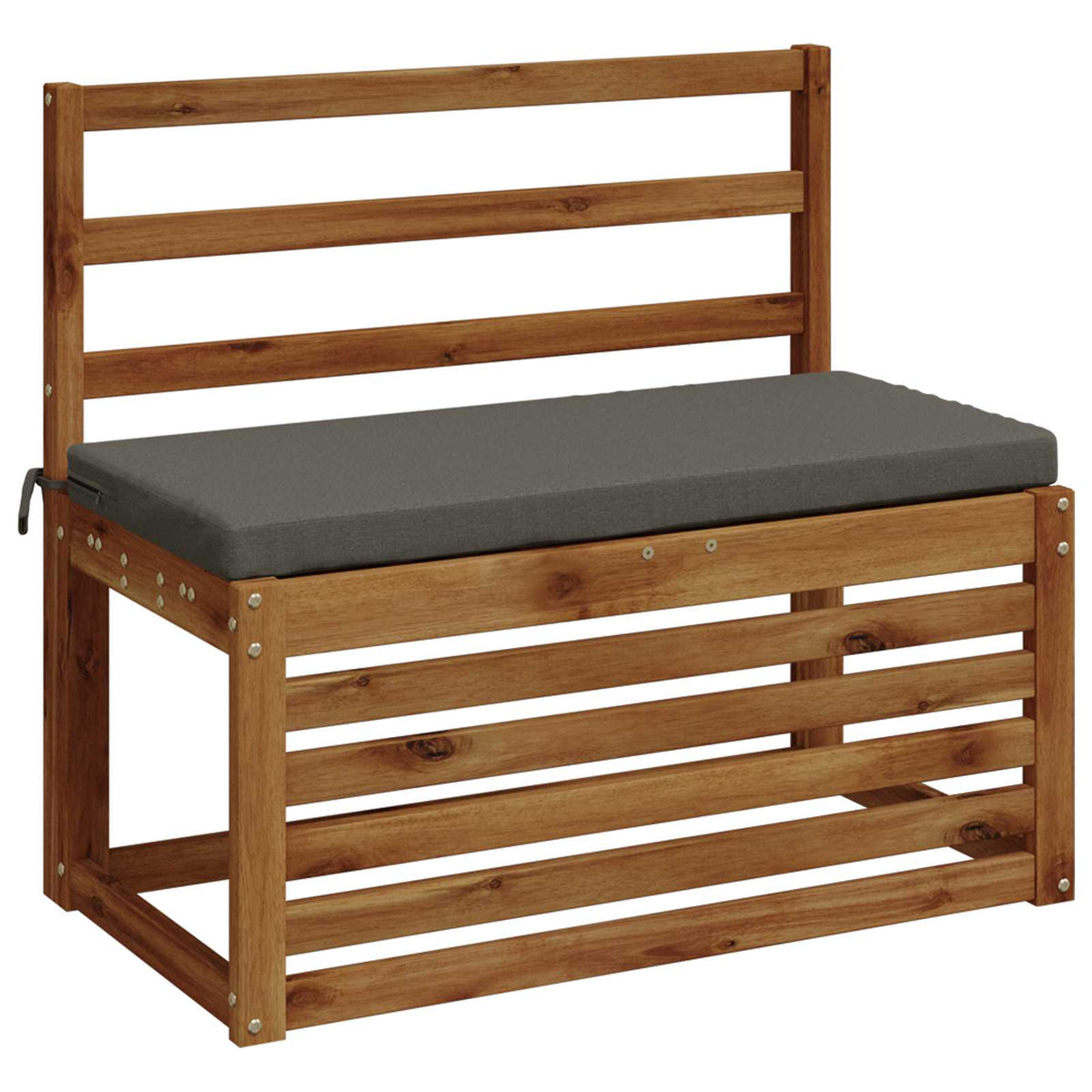2-delige Bankkussens SOEST 2 st 100% Polyester Grijs