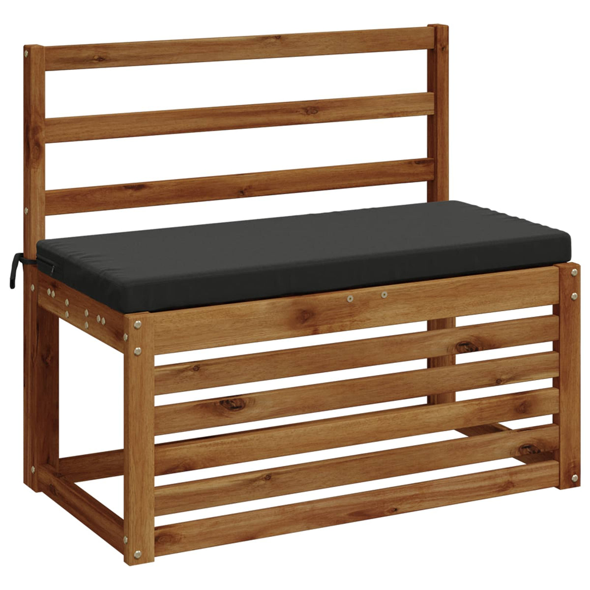 Bankkussen SOEST 100% Polyester Antraciet 60 x 40 x 5 cm
