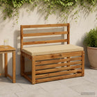 Bankkussens 2 stuks beige 100% polyester