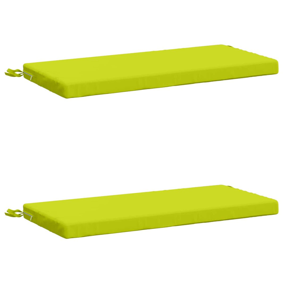 2-delige Bankkussens SOEST 2 st 100% Polyester Helder groen