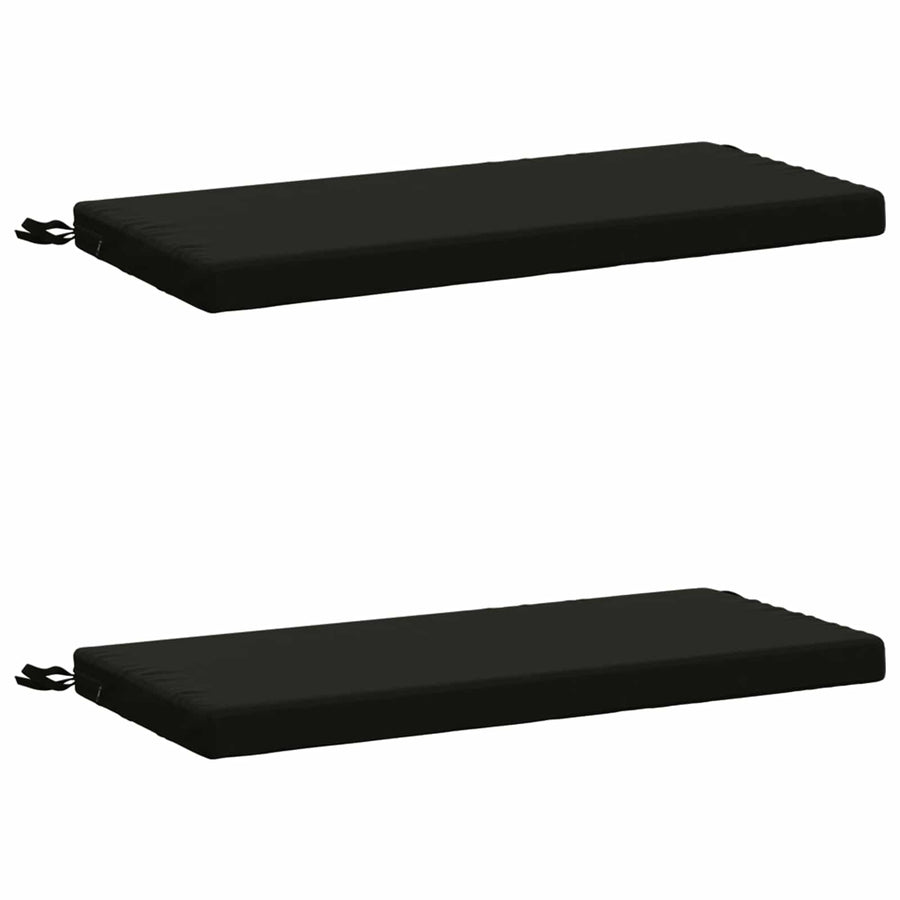 2-delige Bankkussens SOEST 2 st 100% Polyester Zwart