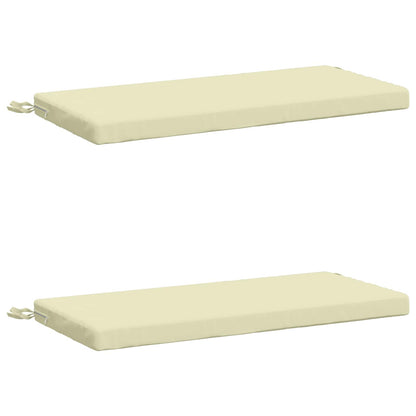 2-delige Bankkussens SOEST 2 st 100% Polyester Crèmekleurig