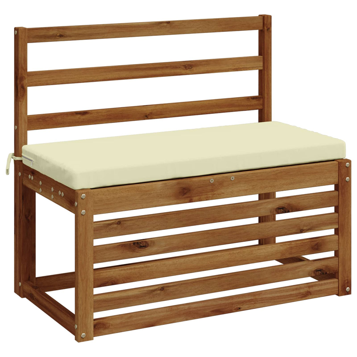 2-delige Bankkussens SOEST 2 st 100% Polyester Crèmekleurig