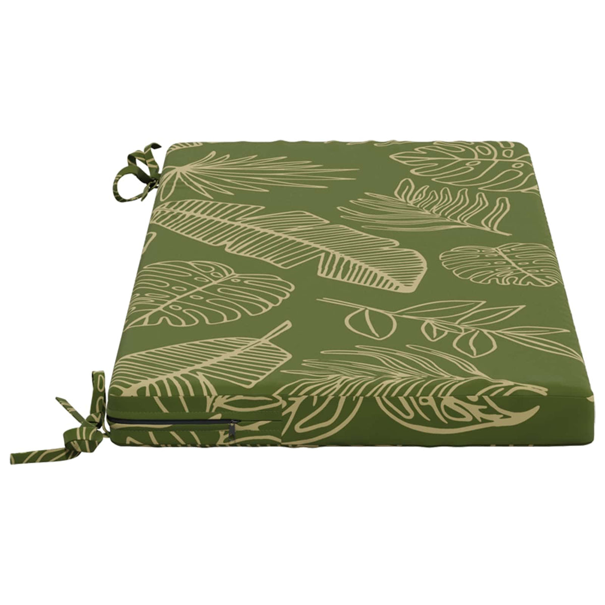 Bankkussen SOEST 100% Polyester Bladontwerp 60 x 40 x 5 cm