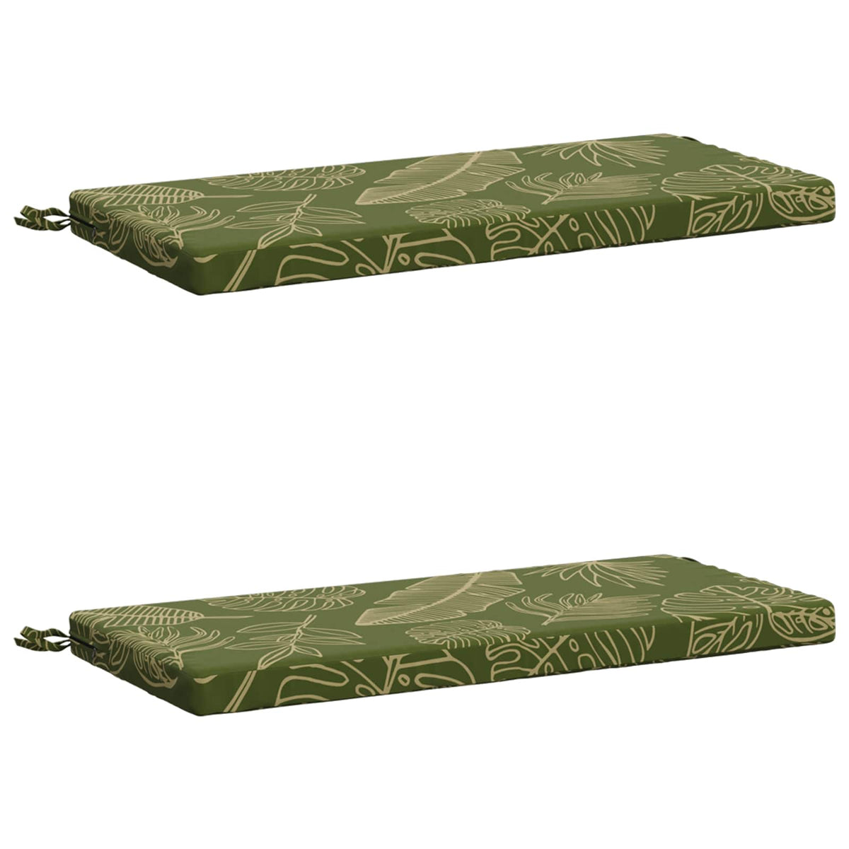 2-delige Bankkussens SOEST 2 st 100% Polyester Bladontwerp