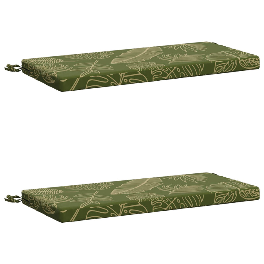 2-delige Bankkussens SOEST 2 st 100% Polyester Bladontwerp