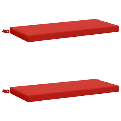 2-delige Bankkussens SOEST 2 st 100% Polyester Rood