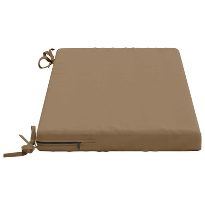 Bankkussen SOEST 100% Polyester Taupe 60 x 40 x 5 cm