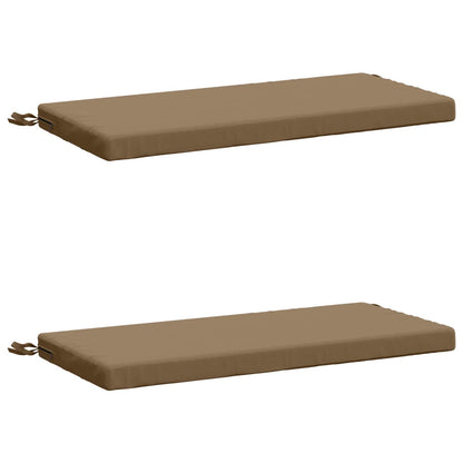 2-delige Bankkussens SOEST 2 st 100% Polyester Taupe