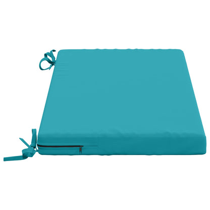 Bankkussen SOEST 100% Polyester Turquoise 60 x 40 x 5 cm