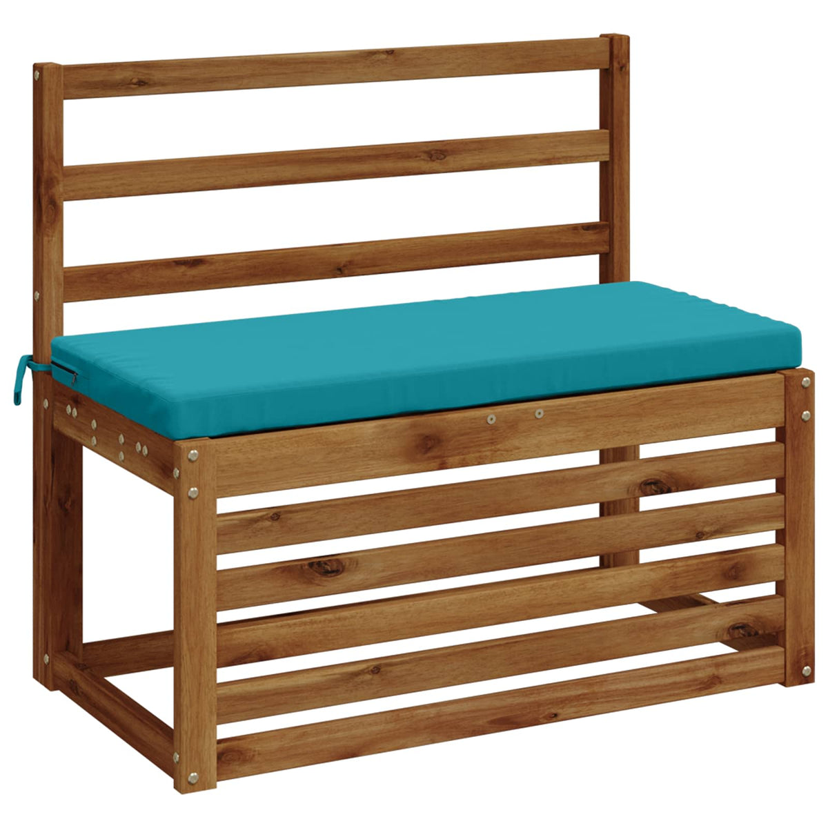 2-delige Bankkussens SOEST 2 st 100% Polyester Turquoise