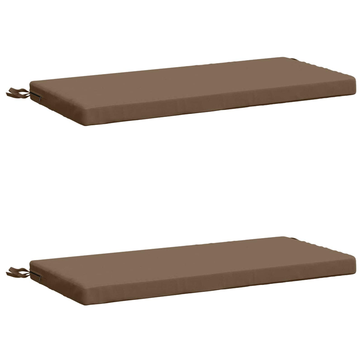 2-delige Bankkussens SOEST 2 st 100% Polyester Taupe
