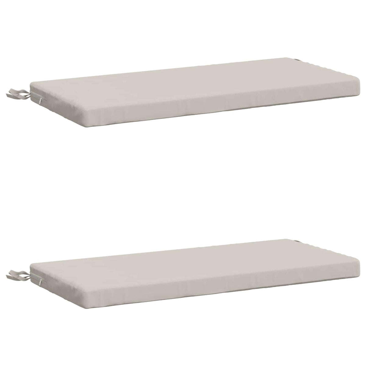2-delige Bankkussens SOEST 2 st 100% Polyester Wit