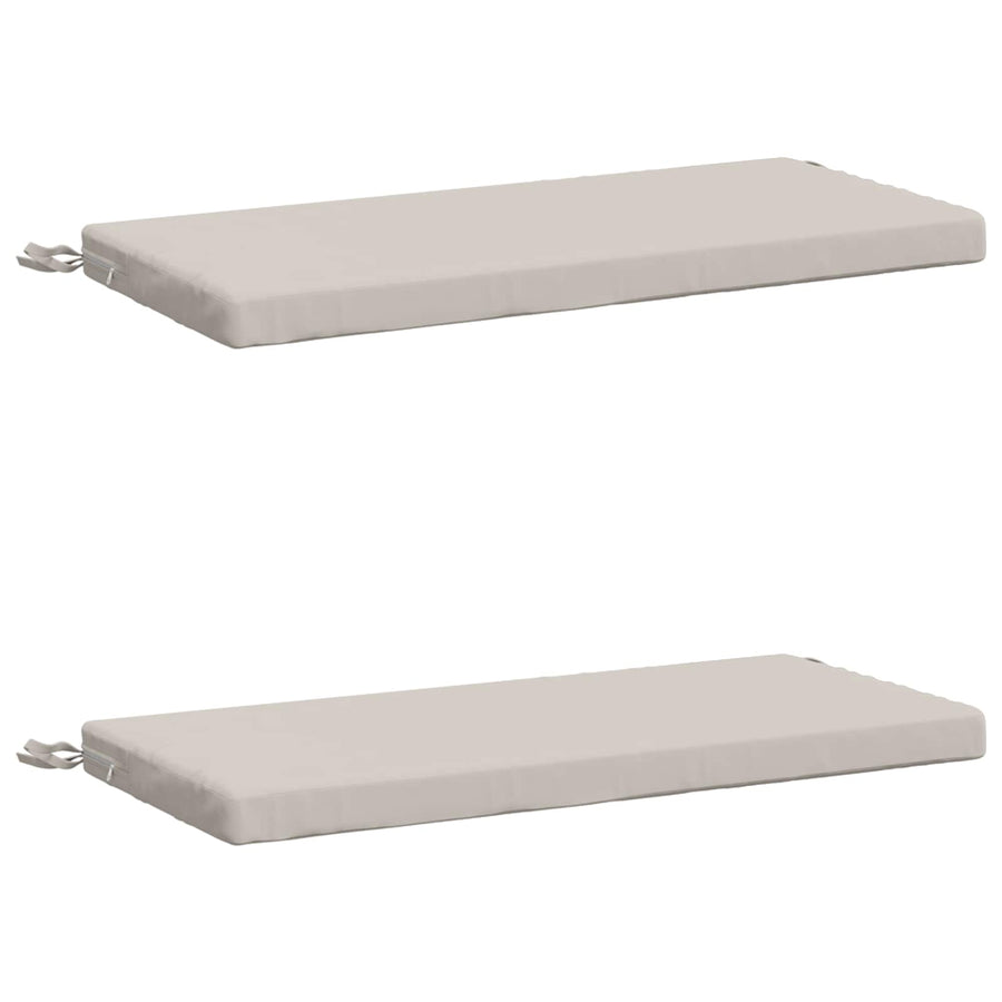 2-delige Bankkussens SOEST 2 st 100% Polyester Wit