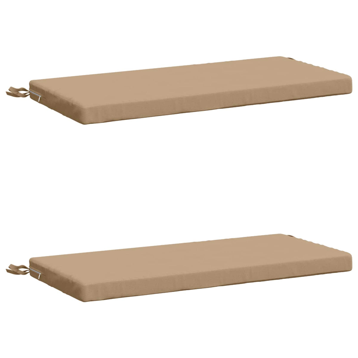2-delige Bankkussens SOEST 2 st 100% Polyester Zand