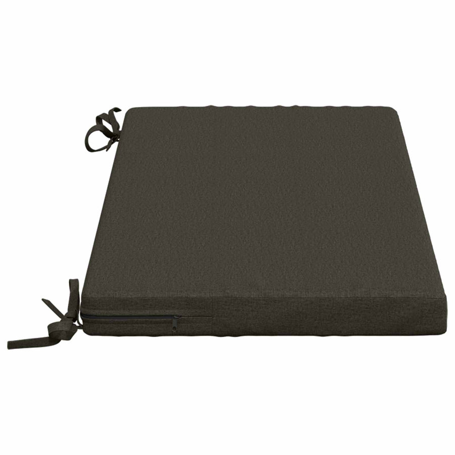 Bankkussen SOEST 100% Polyester Antraciet 80 x 40 x 5 cm