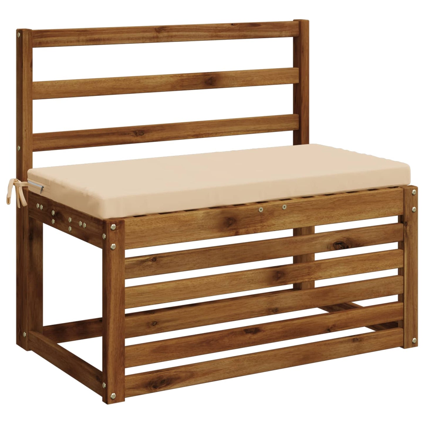 Bankkussen SOEST 100% Polyester Crèmekleurig 80 x 40 x 5 cm