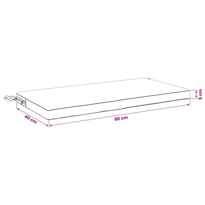 Bankkussen SOEST 100% Polyester Crèmekleurig 80 x 40 x 5 cm