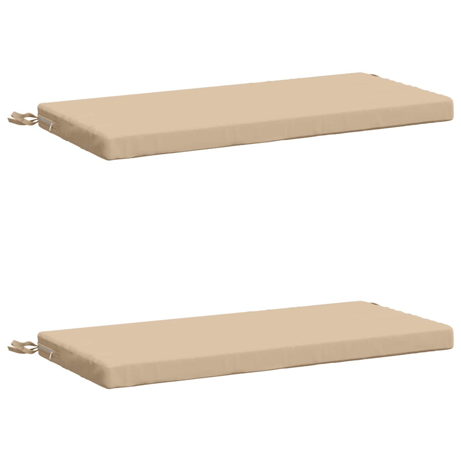 2-delige Bankkussens SOEST 2 st 100% Polyester Crèmekleurig