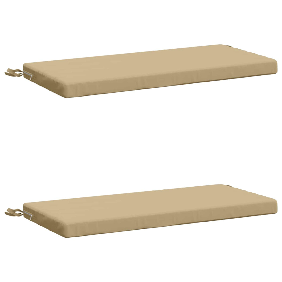 2-delige Bankkussens SOEST 2 st 100% Polyester Beige