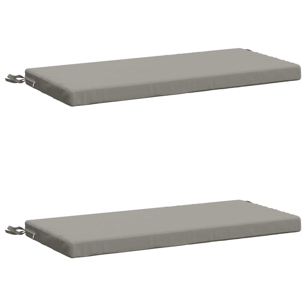 2-delige Bankkussens SOEST 2 st 100% Polyester Grijs