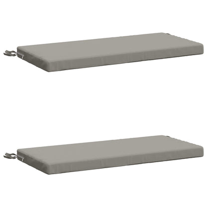 2-delige Bankkussens SOEST 2 st 100% Polyester Grijs