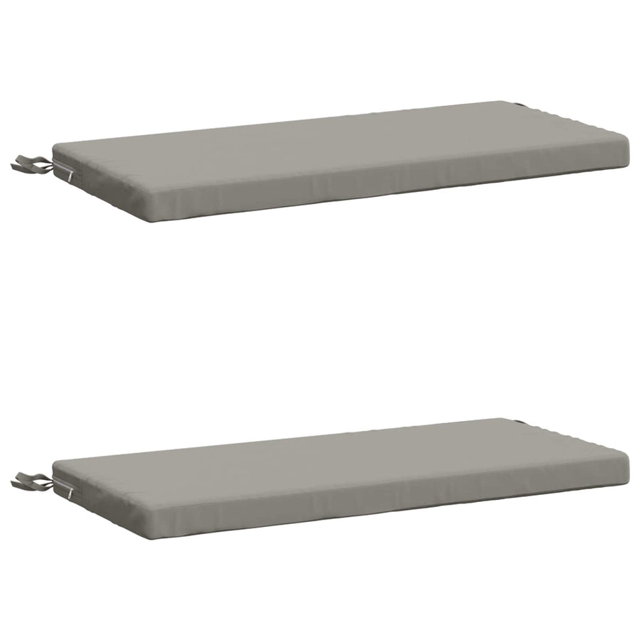 2-delige Bankkussens SOEST 2 st 100% Polyester Grijs