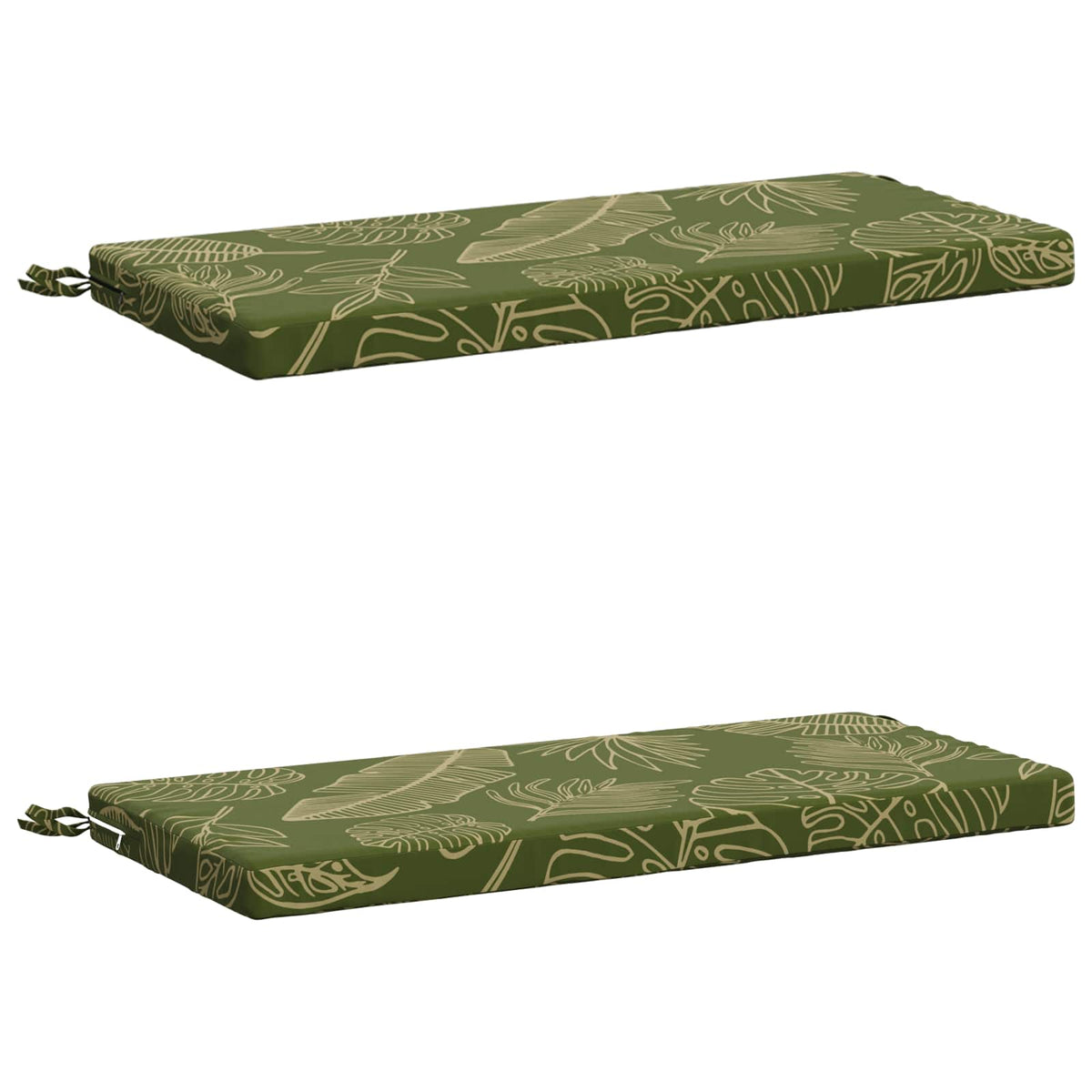 2-delige Bankkussens SOEST 2 st 100% Polyester Bladontwerp