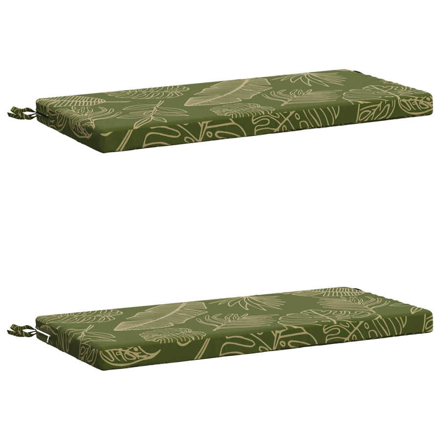 2-delige Bankkussens SOEST 2 st 100% Polyester Bladontwerp