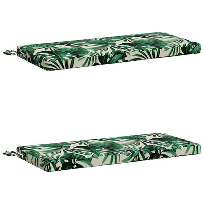 2-delige Bankkussens SOEST 2 st 100% Polyester Bladpatroon
