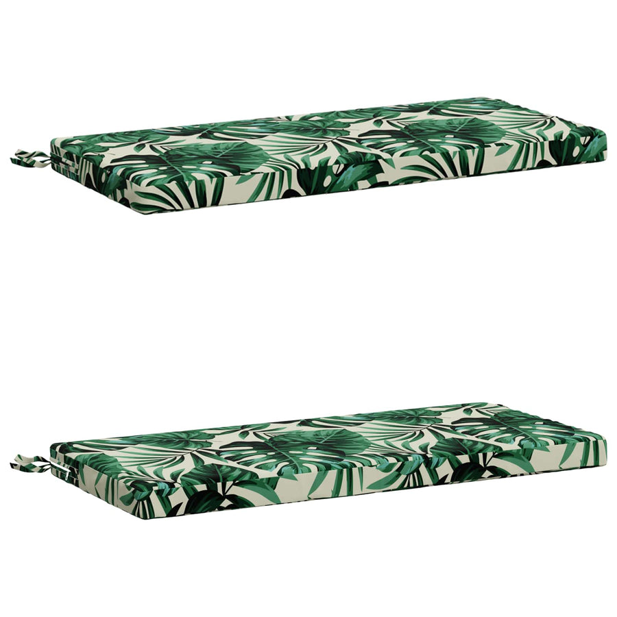 2-delige Bankkussens SOEST 2 st 100% Polyester Bladpatroon