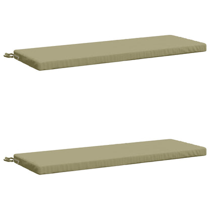 2-delige Bankkussens SOEST 2 st 100% Polyester Lichtgroen