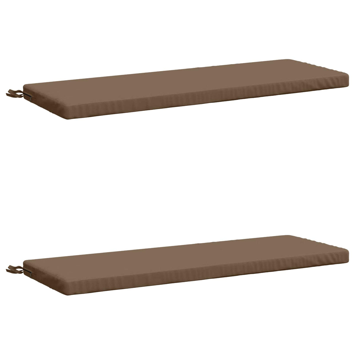 2-delige Bankkussens SOEST 2 st 100% Polyester Taupe