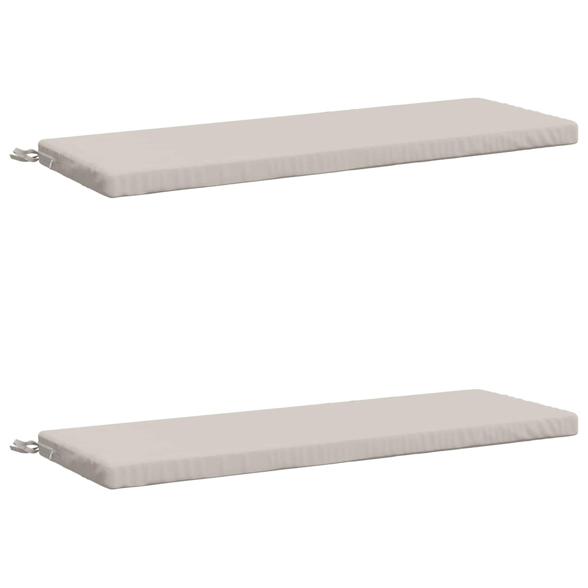 2-delige Bankkussens SOEST 2 st 100% Polyester Wit