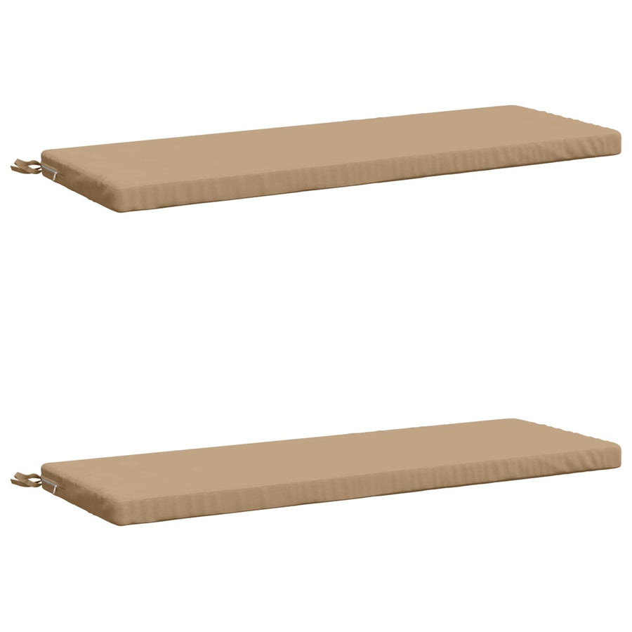 2-delige Bankkussens SOEST 2 st 100% Polyester Zand