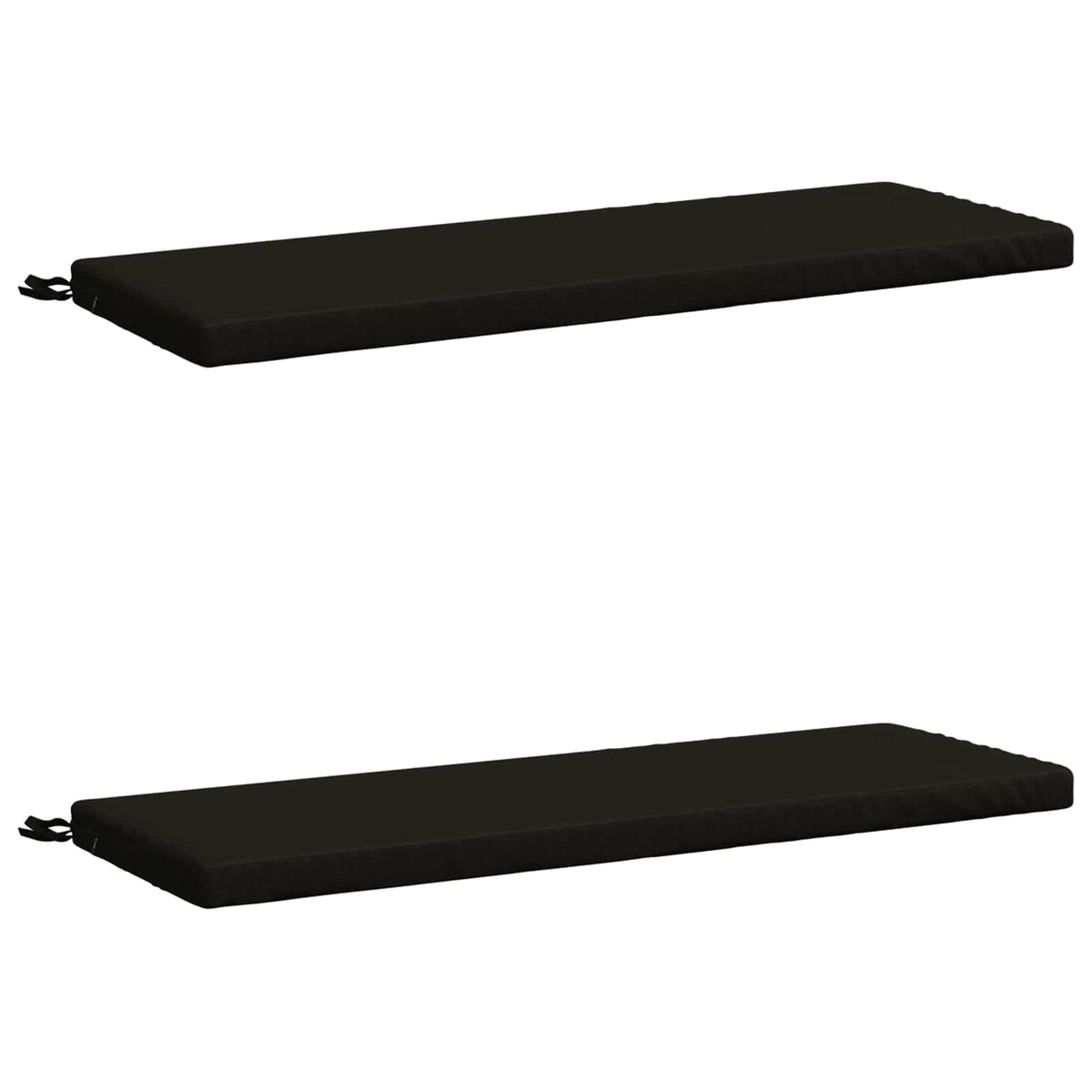 2-delige Bankkussens SOEST 2 st 100% Polyester Zwart
