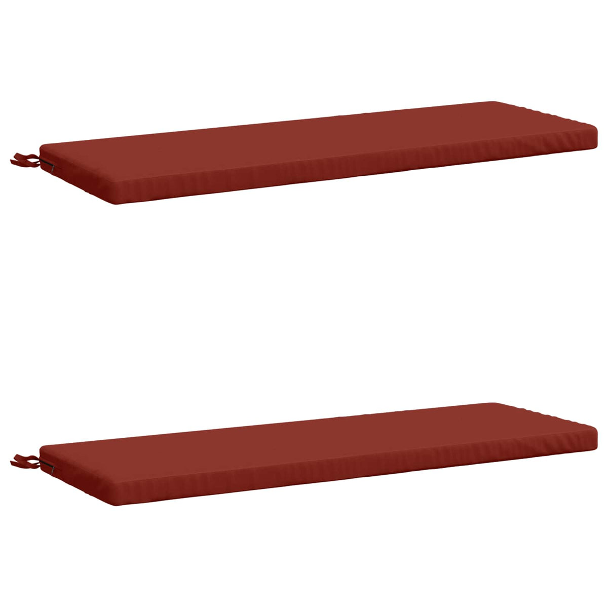 2-delige Bankkussens SOEST 2 st 100% Polyester Rood