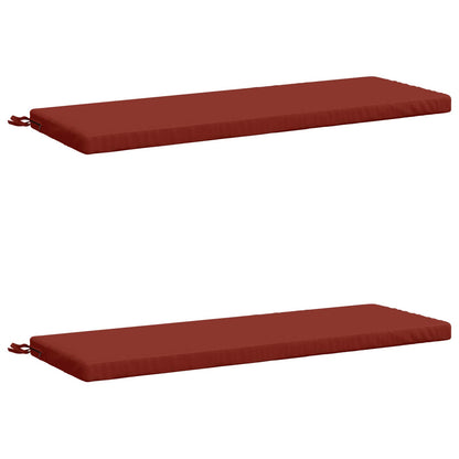 2-delige Bankkussens SOEST 2 st 100% Polyester Rood