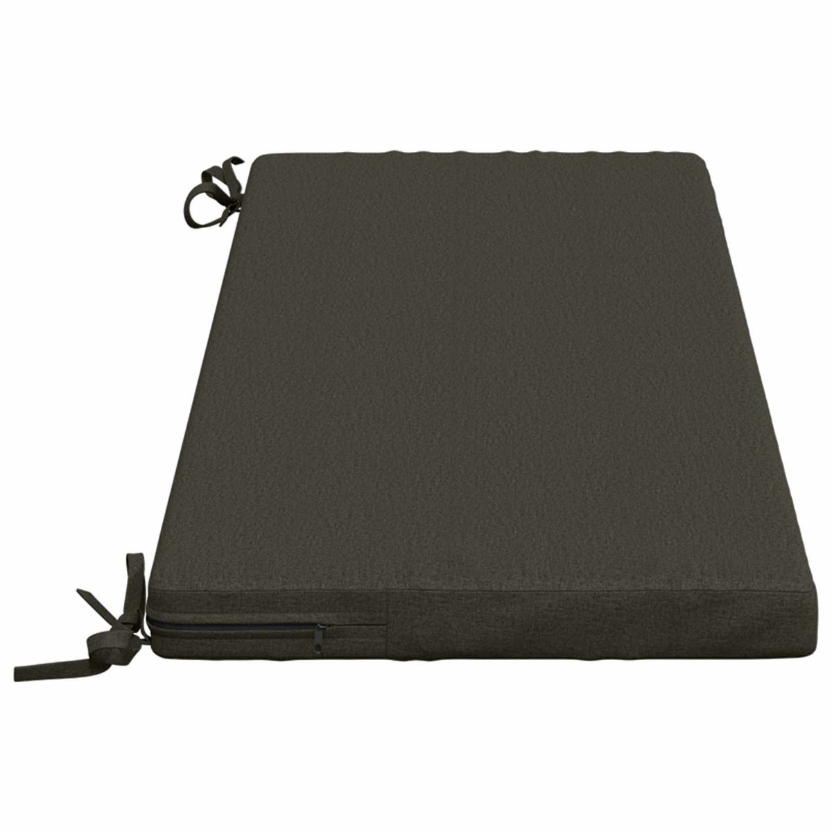 Bankkussen SOEST 100% Polyester Antraciet 100 x 40 x 5 cm