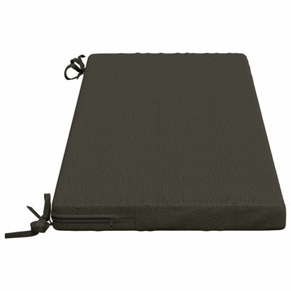 Bankkussen SOEST 100% Polyester Antraciet 100 x 40 x 5 cm