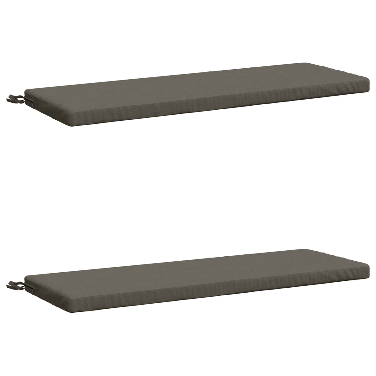 2-delige Bankkussens SOEST 2 st 100% Polyester Grijs