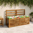 Bankkussen 110x40x5 cm meerkleurig polyester