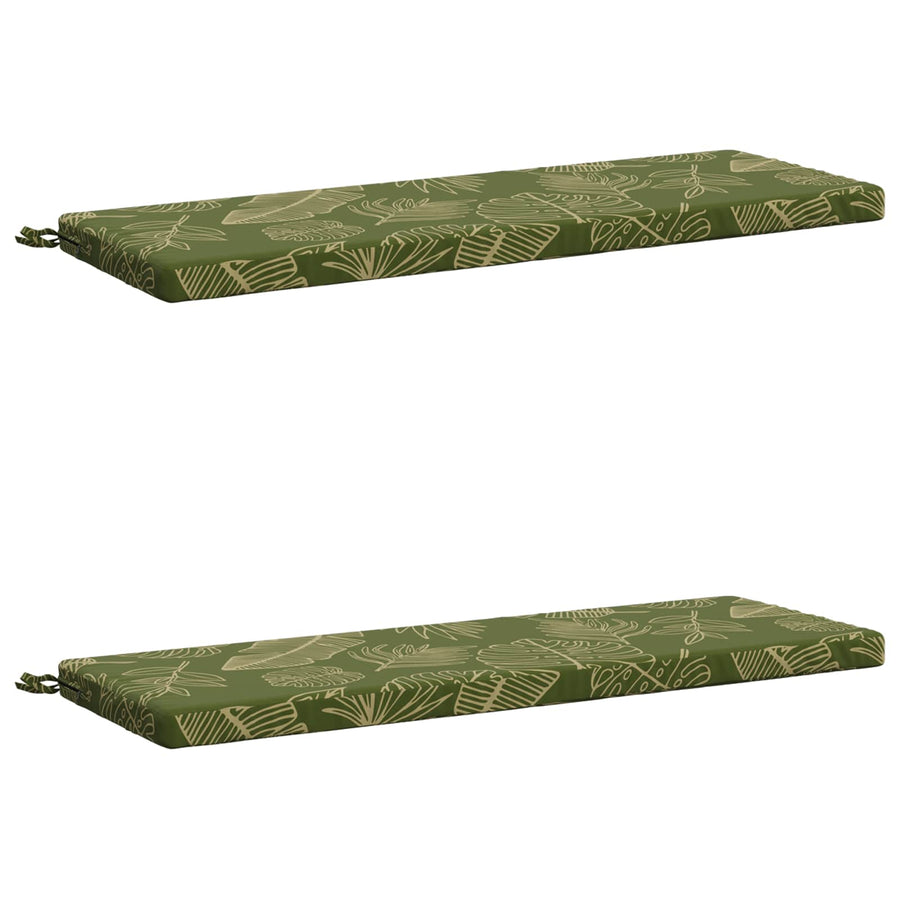 2-delige Bankkussens SOEST 2 st 100% Polyester Bladontwerp