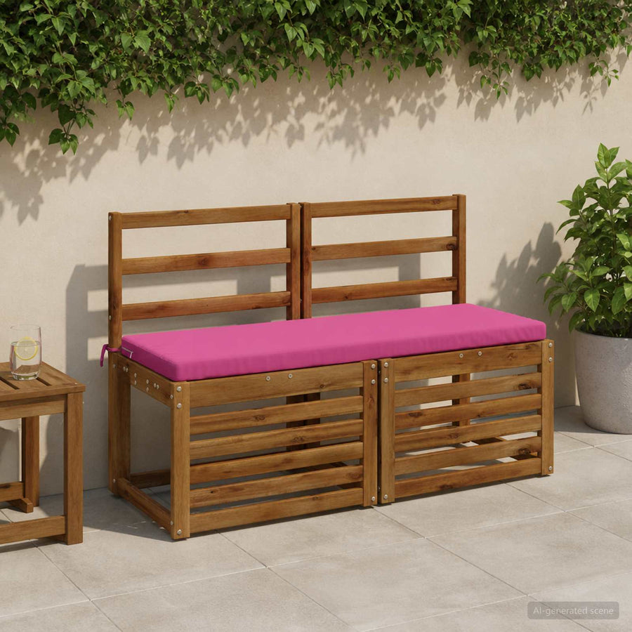 2-delige Bankkussens SOEST 2 st 100% Polyester Roze