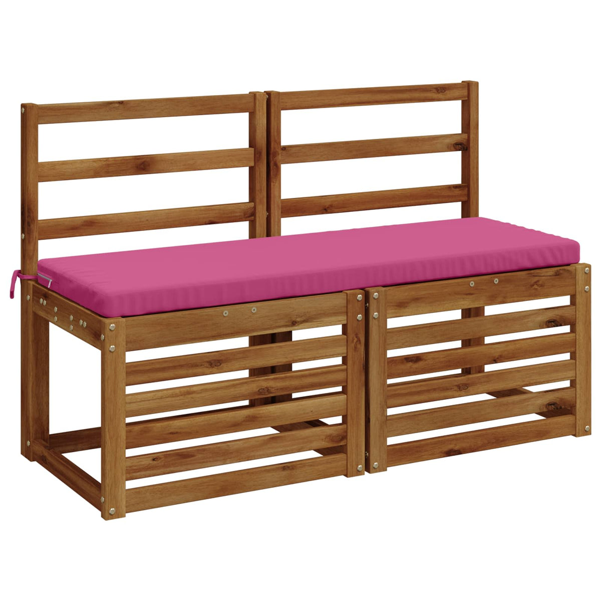 2-delige Bankkussens SOEST 2 st 100% Polyester Roze