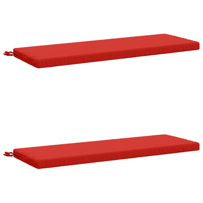 2-delige Bankkussens SOEST 2 st 100% Polyester Rood