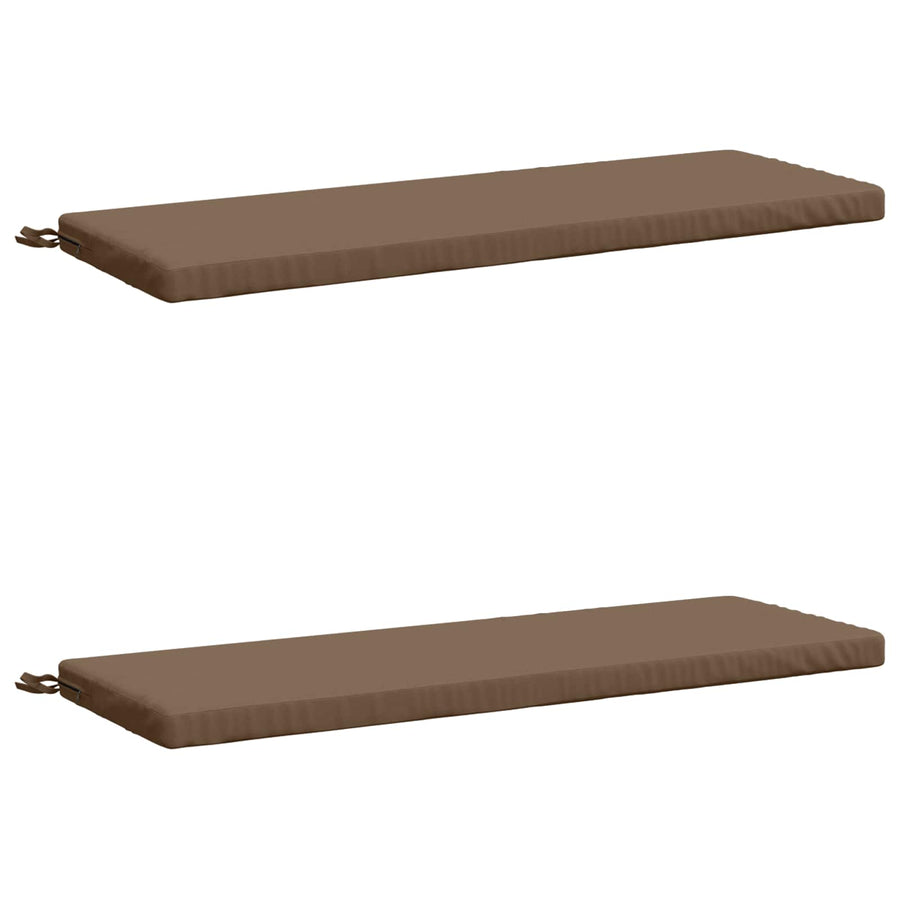 2-delige Bankkussens SOEST 2 st 100% Polyester Taupe