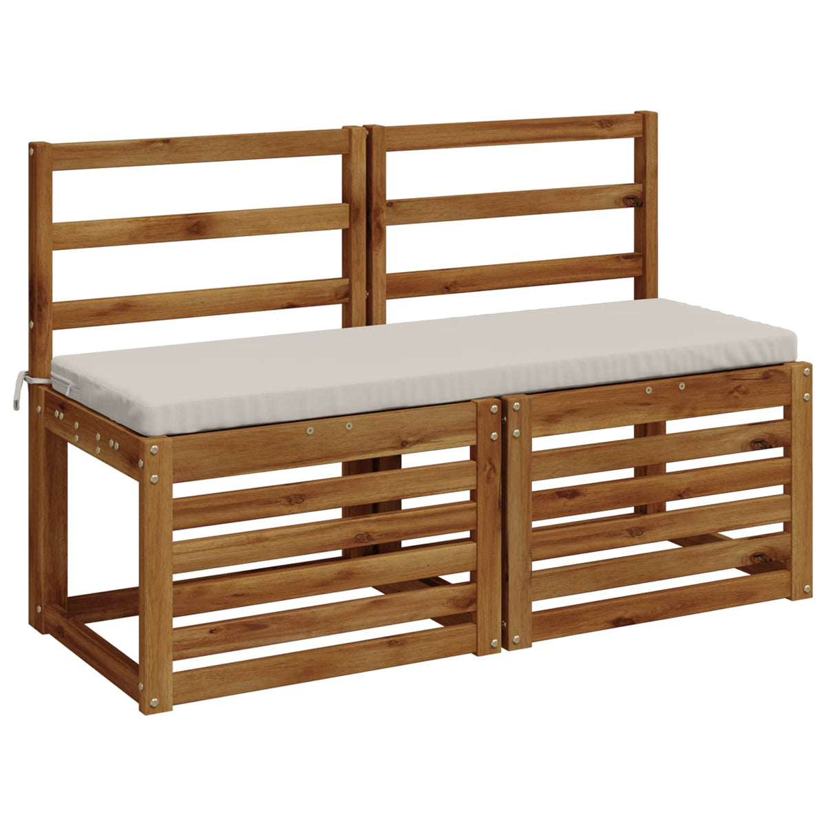 Bankkussen SOEST 100% Polyester Wit 110 x 40 x 5 cm