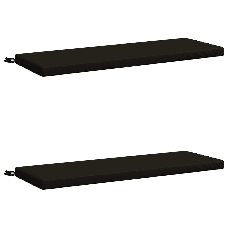 2-delige Bankkussens SOEST 2 st 100% Polyester Zwart